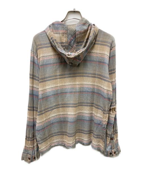 Patagonia（パタゴニア）Patagonia (パタゴニア) AC HOODY グレー×ベージュ サイズ:Mの古着・服飾アイテム