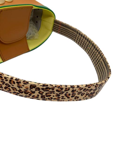 tsumori chisato carry（ツモリチサトキャリー）tsumori chisato CARRY (ツモリチサトキャリー) カラーコンビエコレザーバケツバッグ ベージュの古着・服飾アイテム