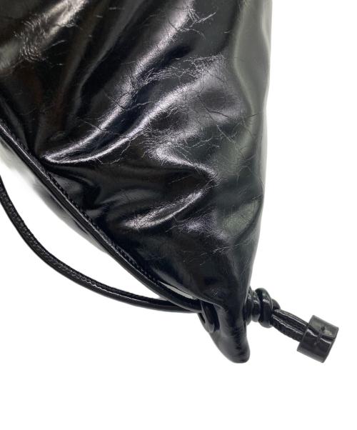 ADD CULUMN（アドカラム）ADD CULUMN (アドカラム) フェイクレザーナップサック ブラックの古着・服飾アイテム