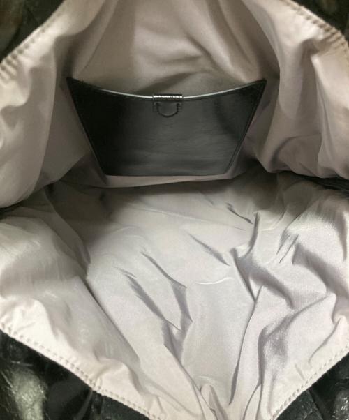 ADD CULUMN（アドカラム）ADD CULUMN (アドカラム) フェイクレザーナップサック ブラックの古着・服飾アイテム