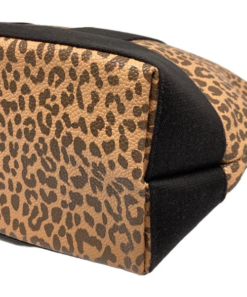 Breath TOPKAPI（ブレストプカピ）Breath TOPKAPI (ブレストプカピ) レオパード柄トートバッグ ベージュの古着・服飾アイテム