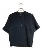 CELINEセリーヌ）の古着「ハーフジップ コクーントップス」｜ブラック