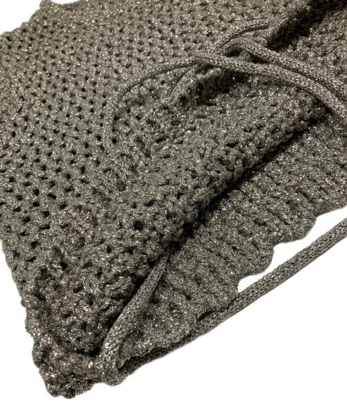 COLUMN（コラム）COLUMN (コラム) クロシェラメニット シルバー サイズ: Freeの古着・服飾アイテム