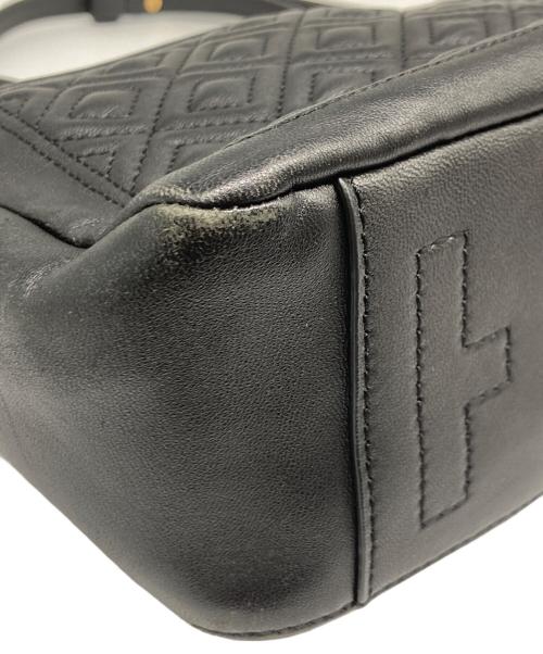 TORY BURCH（トリーバーチ）TORY BURCH (トリーバーチ) フレミング サッチェル チェーンショルダーバッグ ブラックの古着・服飾アイテム