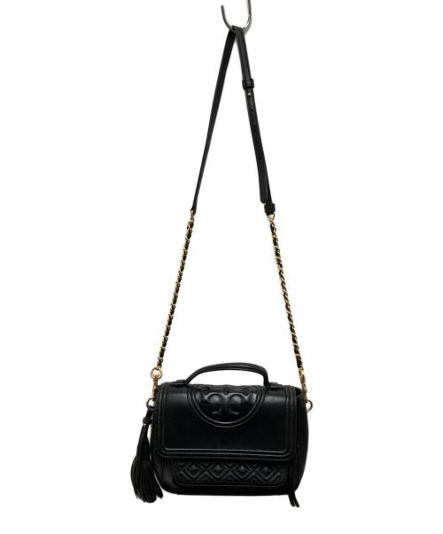 TORY BURCH（トリーバーチ）TORY BURCH (トリーバーチ) フレミング サッチェル チェーンショルダーバッグ ブラックの古着・服飾アイテム