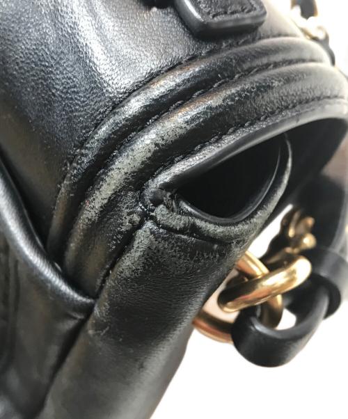 TORY BURCH（トリーバーチ）TORY BURCH (トリーバーチ) フレミング サッチェル チェーンショルダーバッグ ブラックの古着・服飾アイテム