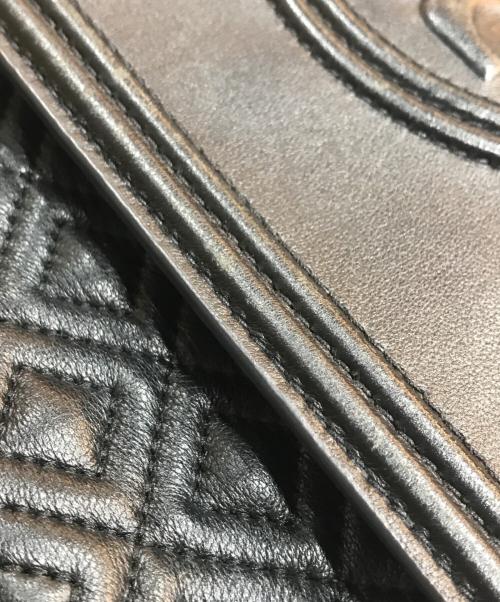 TORY BURCH（トリーバーチ）TORY BURCH (トリーバーチ) フレミング サッチェル チェーンショルダーバッグ ブラックの古着・服飾アイテム