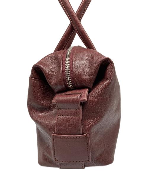 ear PAPILLONNER（イアパピヨネ）ear PAPILLONNER (イアパピヨネ) ロングハンドルボストンバッグ ブラウンの古着・服飾アイテム