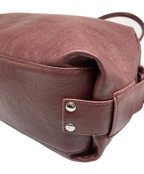 ear PAPILLONNER（イアパピヨネ）ear PAPILLONNER (イアパピヨネ) ロングハンドルボストンバッグ ブラウンの古着・服飾アイテム