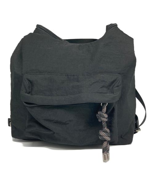 ear PAPILLONNER（イアパピヨネ）ear PAPILLONNER (イアパピヨネ) ナイロンリュック ブラックの古着・服飾アイテム