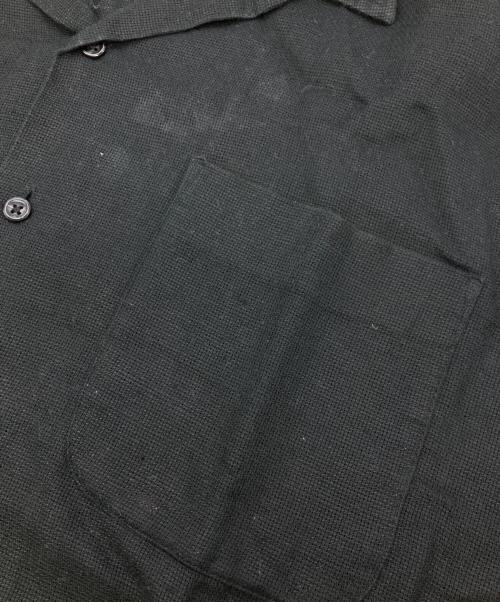 POLO RALPH LAUREN（ポロ・ラルフローレン）POLO RALPH LAUREN (ポロ・ラルフローレン) リネン混オープンカラーシャツ ブラック サイズ:Mの古着・服飾アイテム
