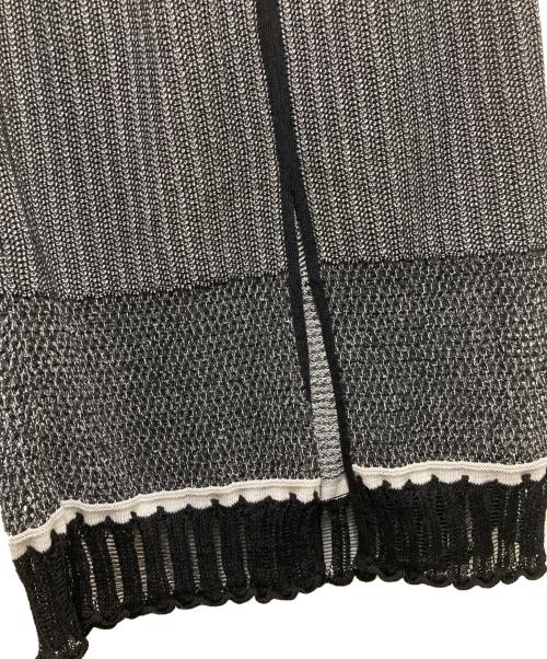 STUDIOUS（ステュディオス）STUDIOUS (ステュディオス) クロシェラインスカート グレー サイズ:FREEの古着・服飾アイテム