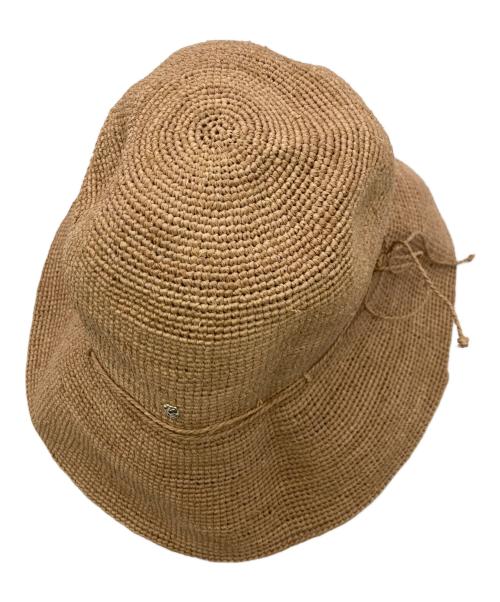 HELEN KAMINSKI（ヘレンカミンスキー）HELEN KAMINSKI (ヘレンカミンスキー) ラフィアハット ベージュ サイズ:表記無しの古着・服飾アイテム