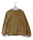 NEIGHBORHOODネイバーフッド）の古着「フリーススウェット　212OKNH-CSM01」｜ブラウン