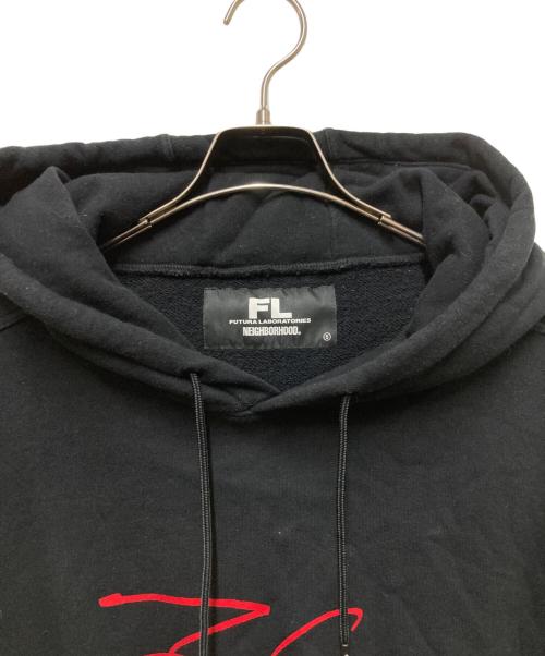 NEIGHBORHOOD（ネイバーフッド）NEIGHBORHOOD (ネイバーフッド) FUTURA LABORATORIES (フューチュラ ラボラトリーズ) コラボパーカー ブラック サイズ:XLの古着・服飾アイテム