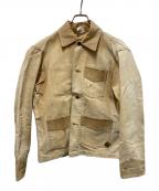 CarHarttカーハート）の古着「80'sコーズ切替ダックジャケット」｜ベージュ