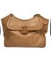 TORY BURCH（トリーバーチ）の古着「amanda small トートバッグ」｜ベージュ