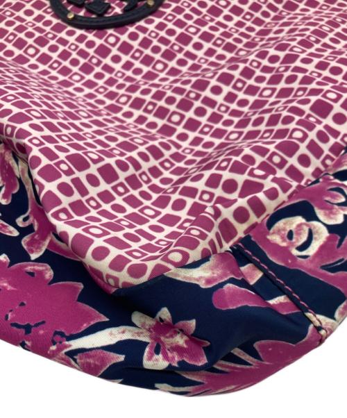 TORY BURCH（トリーバーチ）TORY BURCH (トリーバーチ) ナイロントートバッグ パープルの古着・服飾アイテム