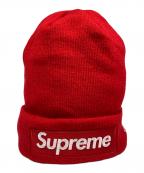 SUPREME×New Eraシュプリーム×ニューエラ）の古着「Box Logo Beanie Red」｜レッド