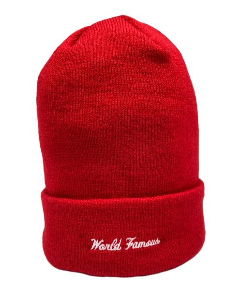SUPREME（シュプリーム）Supreme (シュプリーム) New Era (ニューエラ) Box Logo Beanie Red レッドの古着・服飾アイテム