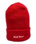 Supreme (シュプリーム) New Era (ニューエラ) Box Logo Beanie Red レッド：7000円