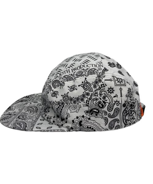 TIGHTBOOTH PRODUCTION（タイトブースプロダクション）TIGHTBOOTH PRODUCTION (タイトブースプロダクション) PAISLEY CAMP CAP ホワイトの古着・服飾アイテム