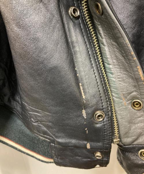 AVIREX（アヴィレックス）AVIREX (アヴィレックス) 77/78レザージャケット グレー サイズ:3XLの古着・服飾アイテム