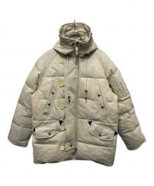 FREEDOM（フリーダム）の古着「N-3Bピッグレザーダウンジャケット」｜ホワイト