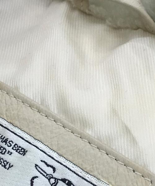 FREEDOM（フリーダム）FREEDOM (フリーダム) N-3Bピッグレザーダウンジャケット ホワイト サイズ:４２の古着・服飾アイテム