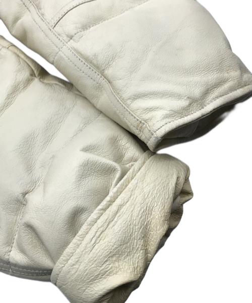 FREEDOM（フリーダム）FREEDOM (フリーダム) N-3Bピッグレザーダウンジャケット ホワイト サイズ:４２の古着・服飾アイテム