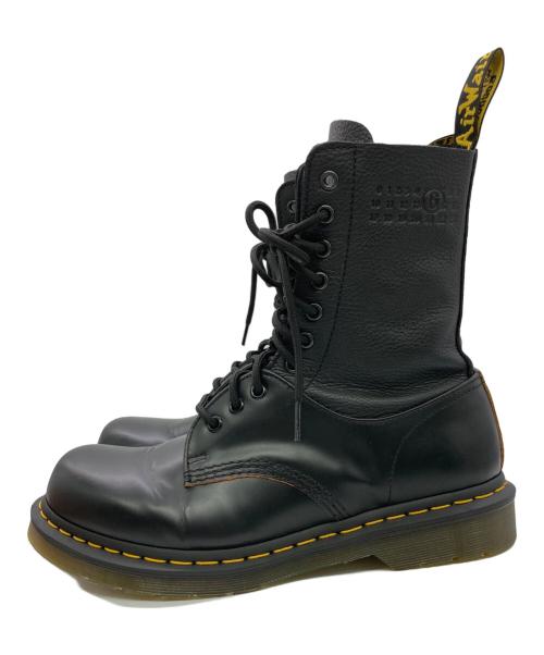 Dr.Martens（ドクターマーチン）Dr.Martens (ドクターマーチン) MM6 Maison Margiela (エムエムシックスメゾンマルジェラ) 1490 TWIST ブラック サイズ:US10の古着・服飾アイテム