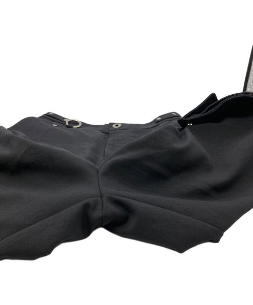 MAISON SPECIAL（メゾンスペシャル）MAISON SPECIAL (メゾンスペシャル) スタッズ2WAYパンツ ブラック サイズ:38の古着・服飾アイテム