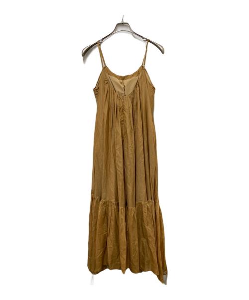 Estella.K（エステラケー）Estella.K (エステラケー) Dramatic summer belted dress ブラウン サイズ:Freeの古着・服飾アイテム