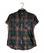 JUNYA WATANABE MAN PINKジュンヤワタナベマン ピンク）の古着「チェックシャツ」｜グリーン