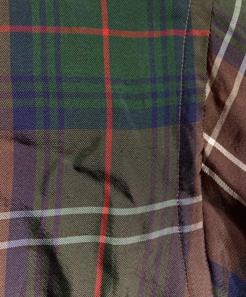 JUNYA WATANABE MAN PINK（ジュンヤワタナベマン ピンク）JUNYA WATANABE MAN PINK (ジュンヤワタナベマン ピンク) チェックシャツ グリーン サイズ:Mの古着・服飾アイテム