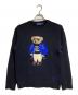 POLO RALPH LAUREN（ポロ・ラルフローレン）の古着「ポロベアーRLXニット」｜ブラック