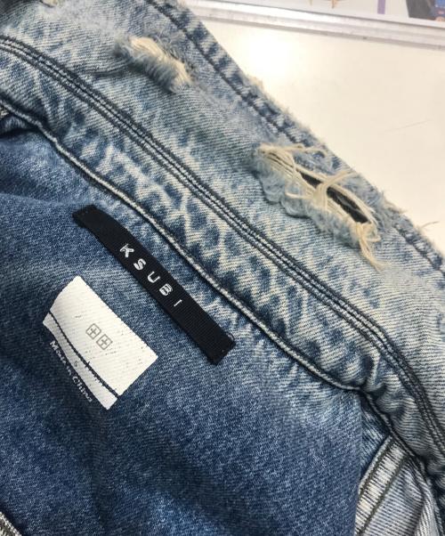 Ksubi（スビ）Ksubi (スビ) クラッシュデニムジャケット インディゴ サイズ:Sの古着・服飾アイテム