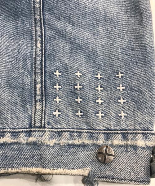 Ksubi（スビ）Ksubi (スビ) クラッシュデニムジャケット インディゴ サイズ:Sの古着・服飾アイテム