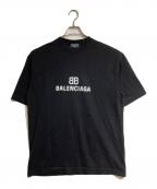 BALENCIAGAバレンシアガ）の古着「モザイクロゴプリントTシャツ/Mosaic Logo Tee」｜ブラック