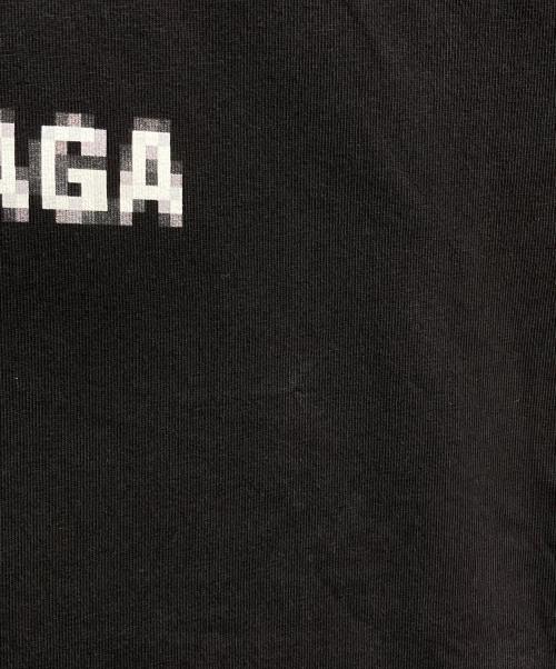 BALENCIAGA（バレンシアガ）BALENCIAGA (バレンシアガ) モザイクロゴプリントTシャツ/Mosaic Logo Tee ブラック サイズ:XSの古着・服飾アイテム