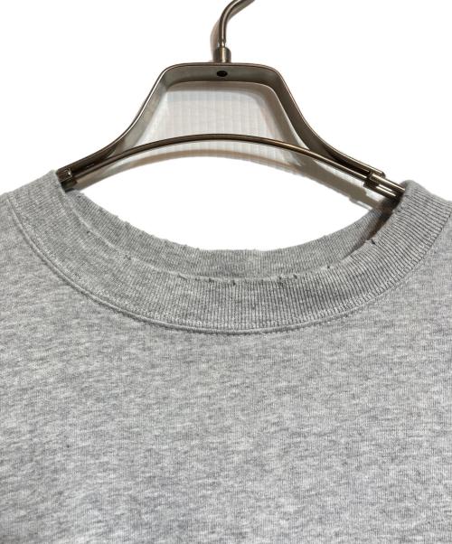 BALENCIAGA（バレンシアガ）BALENCIAGA (バレンシアガ) レイヤードクラッシュオーバーサイズ長袖カットソー グレー×ブルー サイズ:XSの古着・服飾アイテム