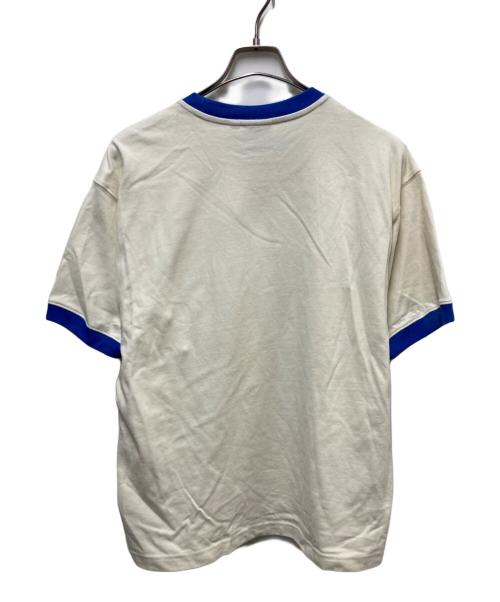 stussy（ステューシー）stussy (ステューシー) INTERNATIONAL SPORT リンガーTシャツ ホワイト×ブルー サイズ:Sの古着・服飾アイテム