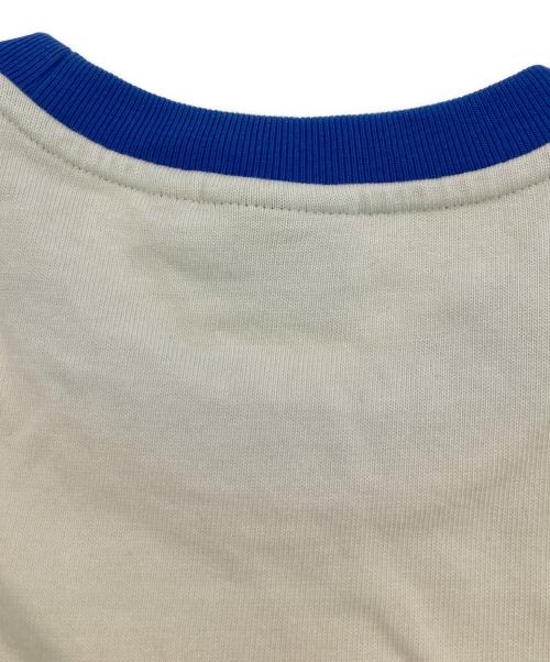 stussy（ステューシー）stussy (ステューシー) INTERNATIONAL SPORT リンガーTシャツ ホワイト×ブルー サイズ:Sの古着・服飾アイテム