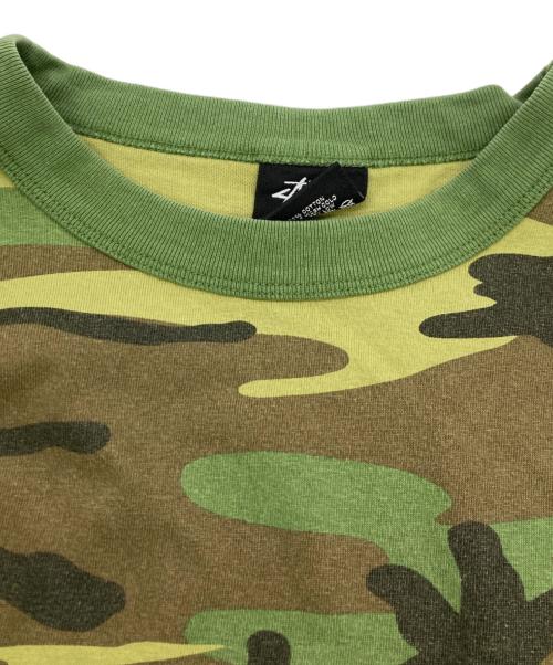 stussy（ステューシー）stussy (ステューシー) カモフラージュリンガーTシャツ カーキ サイズ:SIZE Mの古着・服飾アイテム