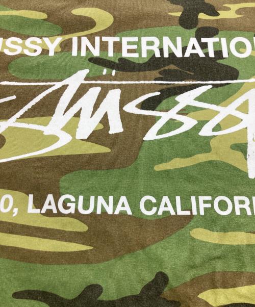 stussy（ステューシー）stussy (ステューシー) カモフラージュリンガーTシャツ カーキ サイズ:SIZE Mの古着・服飾アイテム