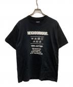 NEIGHBORHOODネイバーフッド）の古着「QC C-TEE」｜ブラック