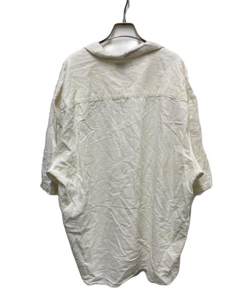 TRUST（トラスト）TRUST (トラスト) リネンレーヨンシャツ ホワイト サイズ:3XLの古着・服飾アイテム