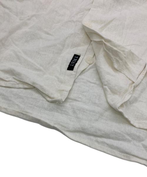 TRUST（トラスト）TRUST (トラスト) リネンレーヨンシャツ ホワイト サイズ:3XLの古着・服飾アイテム