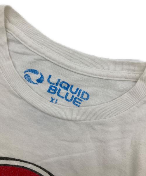 LIQUID BLUE（リキッドブルー）LIQUID BLUE (リキッドブルー) バンドTシャツ ホワイト サイズ:XLの古着・服飾アイテム