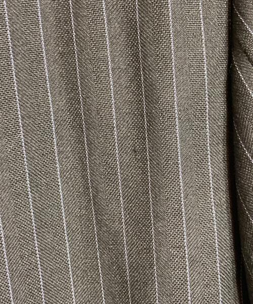 PAUL SMITH（ポールスミス）PAUL SMITH (ポールスミス) 裏地花柄ストライプセットアップ ブラック サイズ:54の古着・服飾アイテム